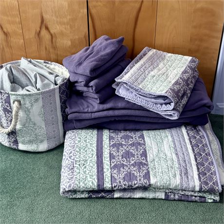 Queen Bedding Set with Extra Set of Sheets