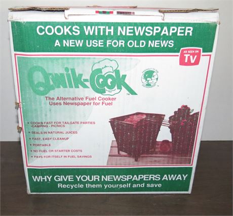 Qwik Cook Newspaper Cooker