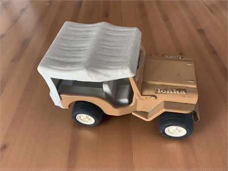 1960s Vintage Tonka Jeep Dispatcher Pressed Steel Toy Truck