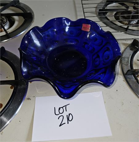 Viking Glass Cobalt Blue Bowl