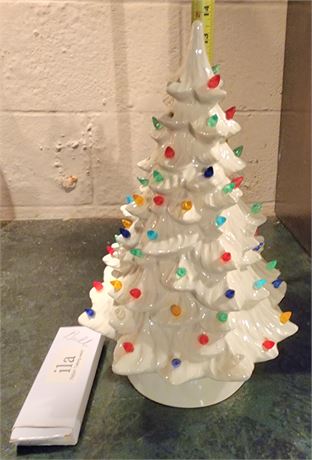 White Ceramic Christmas Tree