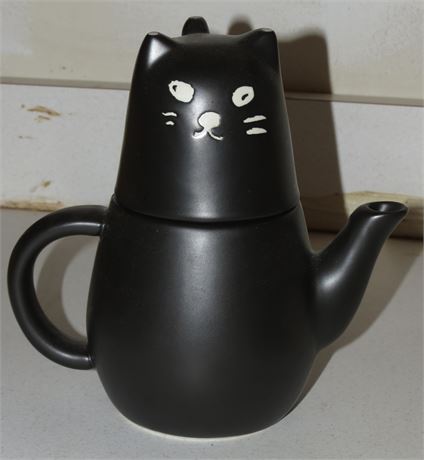 Black Cat Tea Set