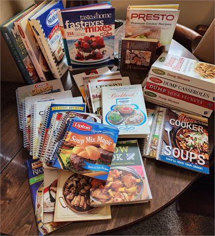 Assorted Cook Book Lot 2