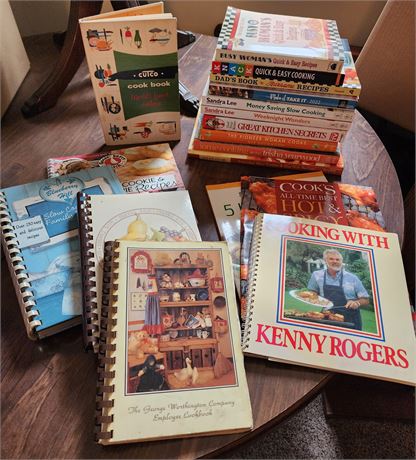 Assorted Cook Book Lot 3