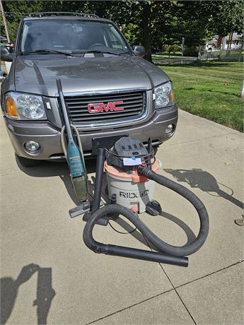 Rigid Shop Vac & Hoover Flat Vacuum