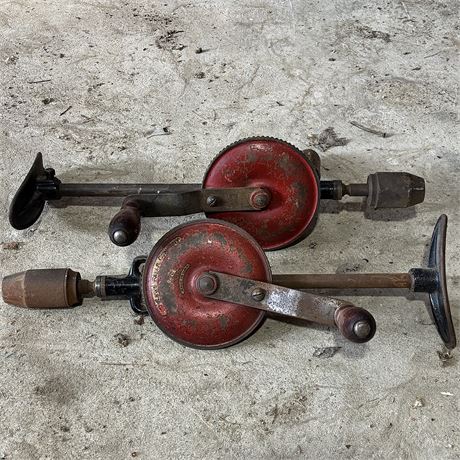 Old Millers Falls Hand Drills (No. 120A & 120B)