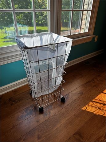 Metal Rolling Hamper