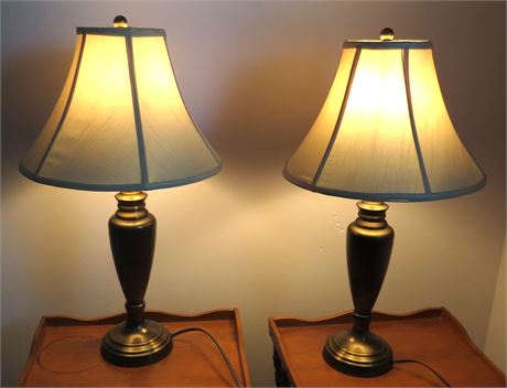 Pair Of 3-Way Lamps