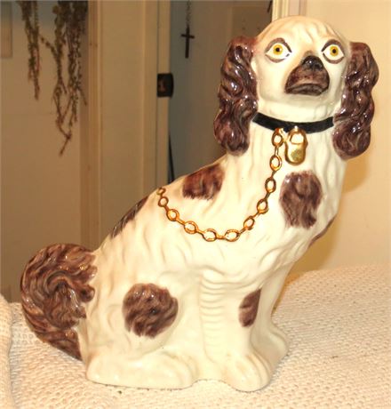 Porcelain Dog Figurine