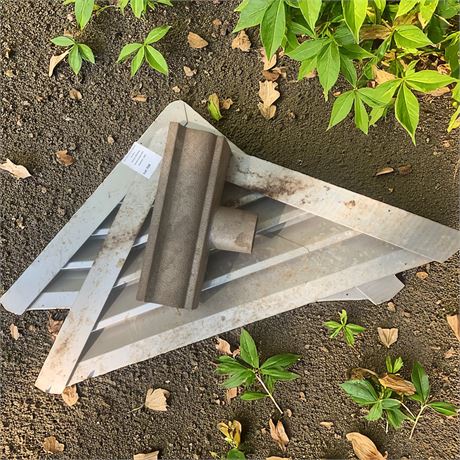 White Vari Pitch Adjustable Louver Gable Vents