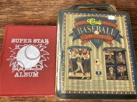 Classic Baseball Cards Lot 1988 Classic Red & 1993 Cards and Game