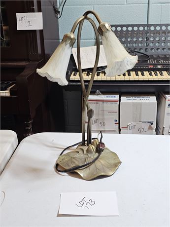 Brass Lilypad Lamp