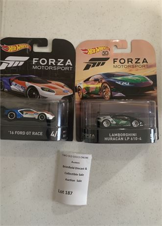 Hot Wheels Forza Motorsport Video Game Series Die Cast Replica Set