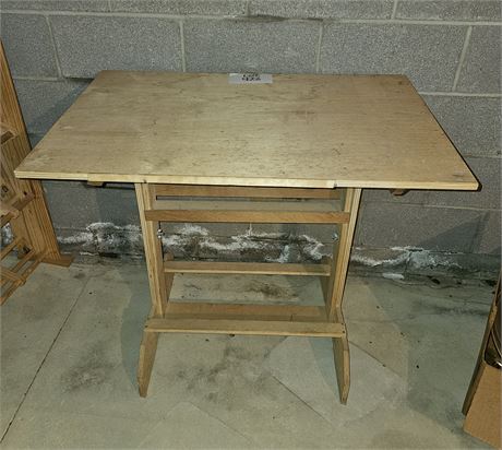 Wood Drafting Table