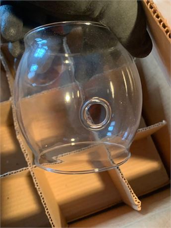 Vintage Clear Glass Replacement Lamp Shape Lot
