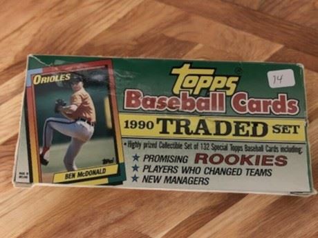 1990 TOPPS Baseball 1990 Traded Set Baseball Cards