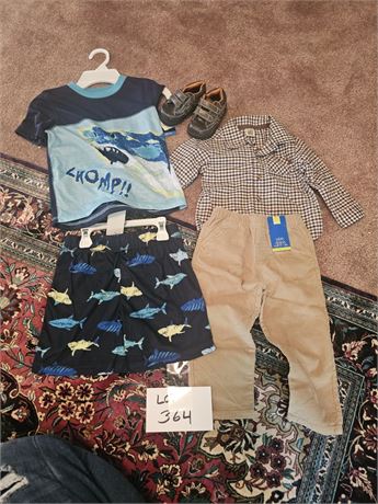 Baby Boy 18m Carter Size 5 Shoes & More