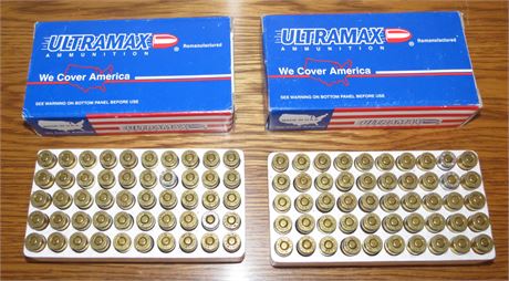 Ultramax 9mm Ammunition (2 Boxes)