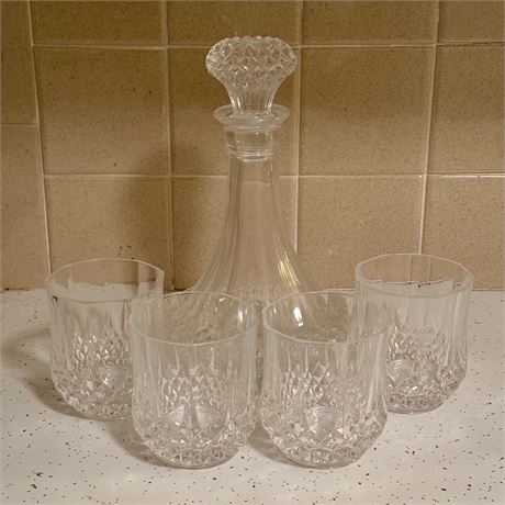 Longchamp by Cristal D'Arques - Durand Barware Decanter Set