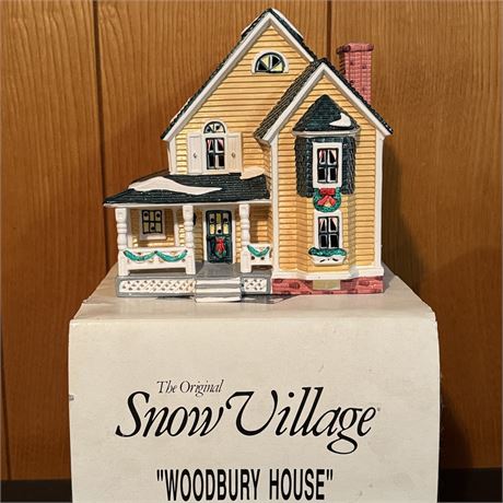 Dept. 56 Snow Village "Woodbury House” 1993