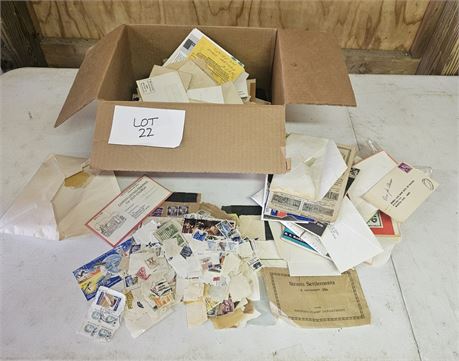 Mixed Used Stamps- US & Foreign Years Vary