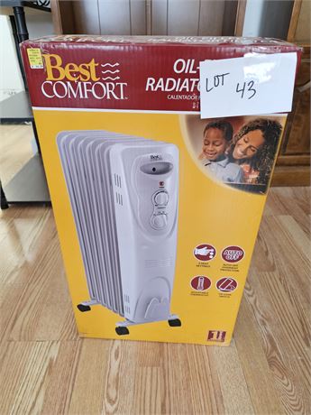 Best Comfort Oil-Filled Radiator Heater New in Box