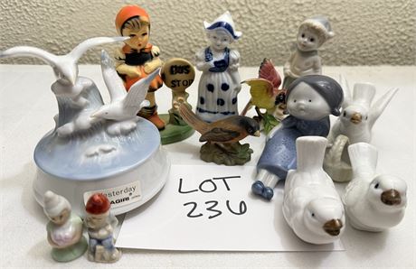 Otagiri Yesterday Music Box & Mixed Figurines