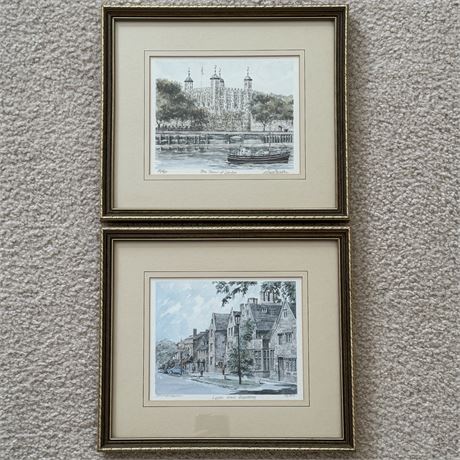 Philip & Glyn Martin Signed/Numbered Limited Edition Fine Art Prints - 12 x 11"