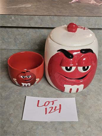 M&M Cookie Jar & Cup