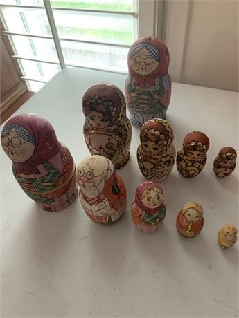 Russian Nesting Doll Lot