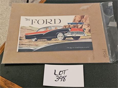 Vintage Ford 56 Advertisement
