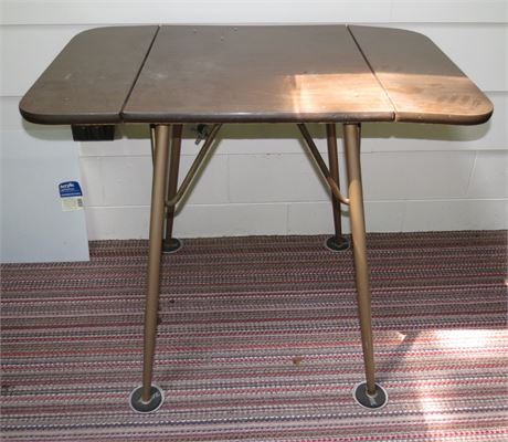 Small MCM Drop Leaf Table