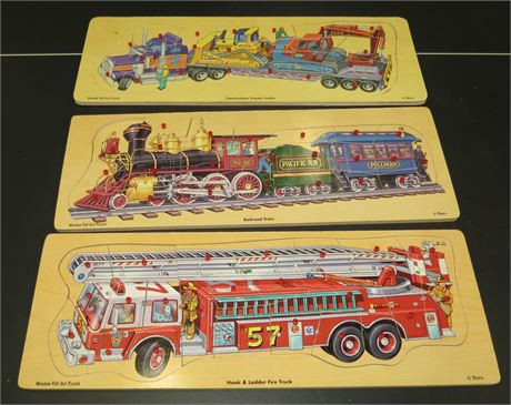 Wooden Pullout Puzzles