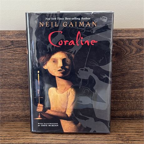 Coraline - 1st Edition Hardcover Chapter Book by Neil Gaiman