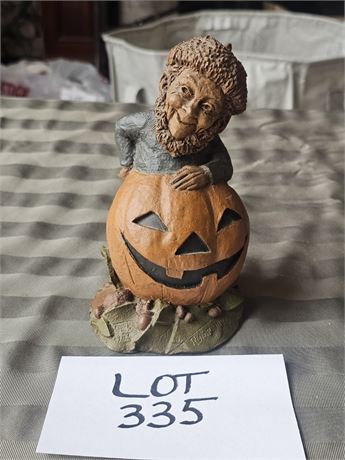 Tom Clark Creations 1988 "Rumpkin" Gnome Figurine – Artist Signed in Ink