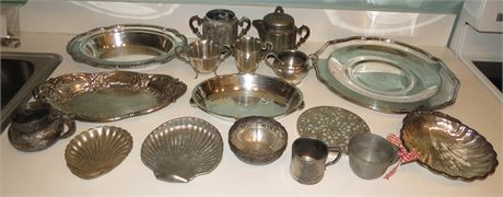 Pewter & Silverplate Dishes