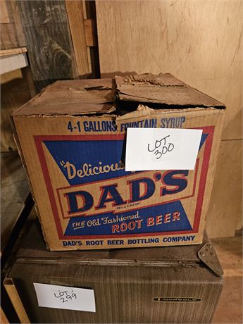 Dad's Rootbeer 1 Gal Syrup Bottles - 4 Per Box