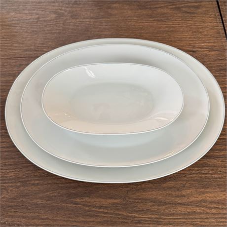 Crystalline Blue by Rosenthal Germany Serving Platters - 15" (Largest)
