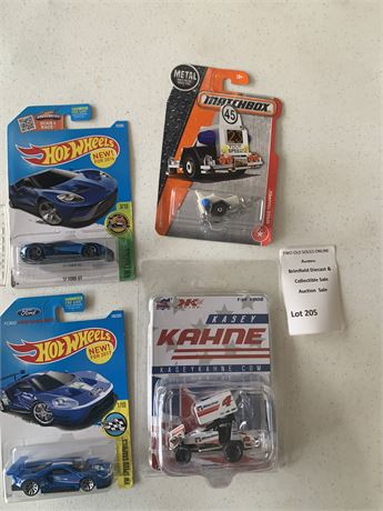 Hot Wheels 2017 Ford GT & Ford Focus RS, Matcbox Speed Trapper