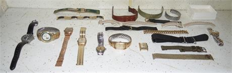 Assorted Watches, Watch Bands