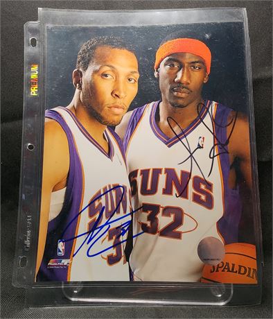 Stoudemire/Marion Signed Photo