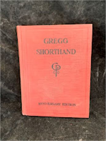 Vintage Gregg Shorthand Hardcover Manual Dictionary Anniversary Edition 1929