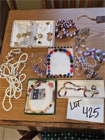 Mixed Costume Jewelry - Dior / Sarah Cov. / Glass & More