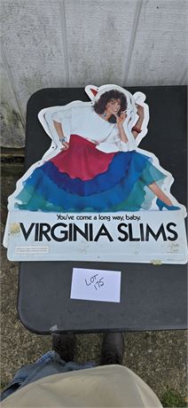 Virginia Slims Metal Advertising Signs