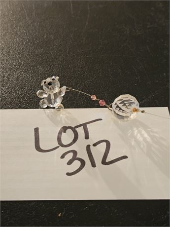 Swarovski Crystal "Kris Bear" Ornament/Suncatcher