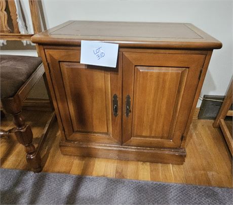 Vintage Wood Album/Record Cabinet