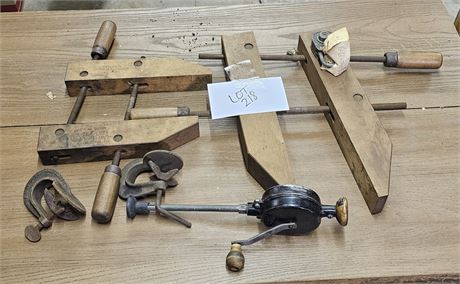 Wood Clamps, Metal Clamps, Hand Drill