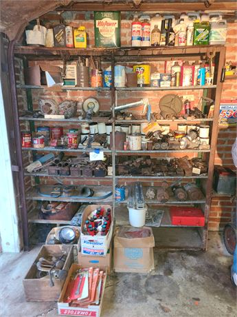 Garage Shelf Cleanout:Vintage Tools/Hand Tools/Cleaners/Files/Hammers & More