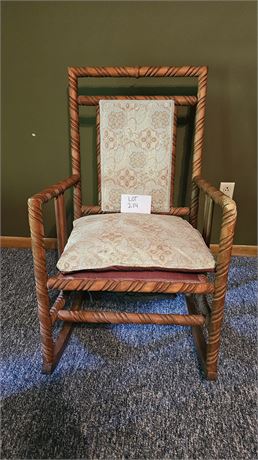 Vintage Wood Rocking Chair