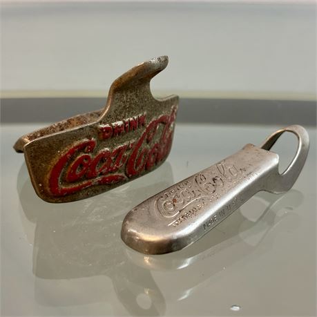 Coca-Cola Bottle Openers with Old STARR "X" Wall Mount